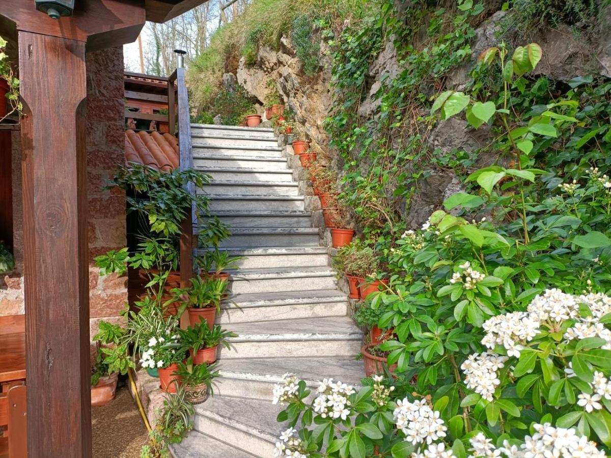 La Salmonera Cangas De Onis Cano Bagian luar foto