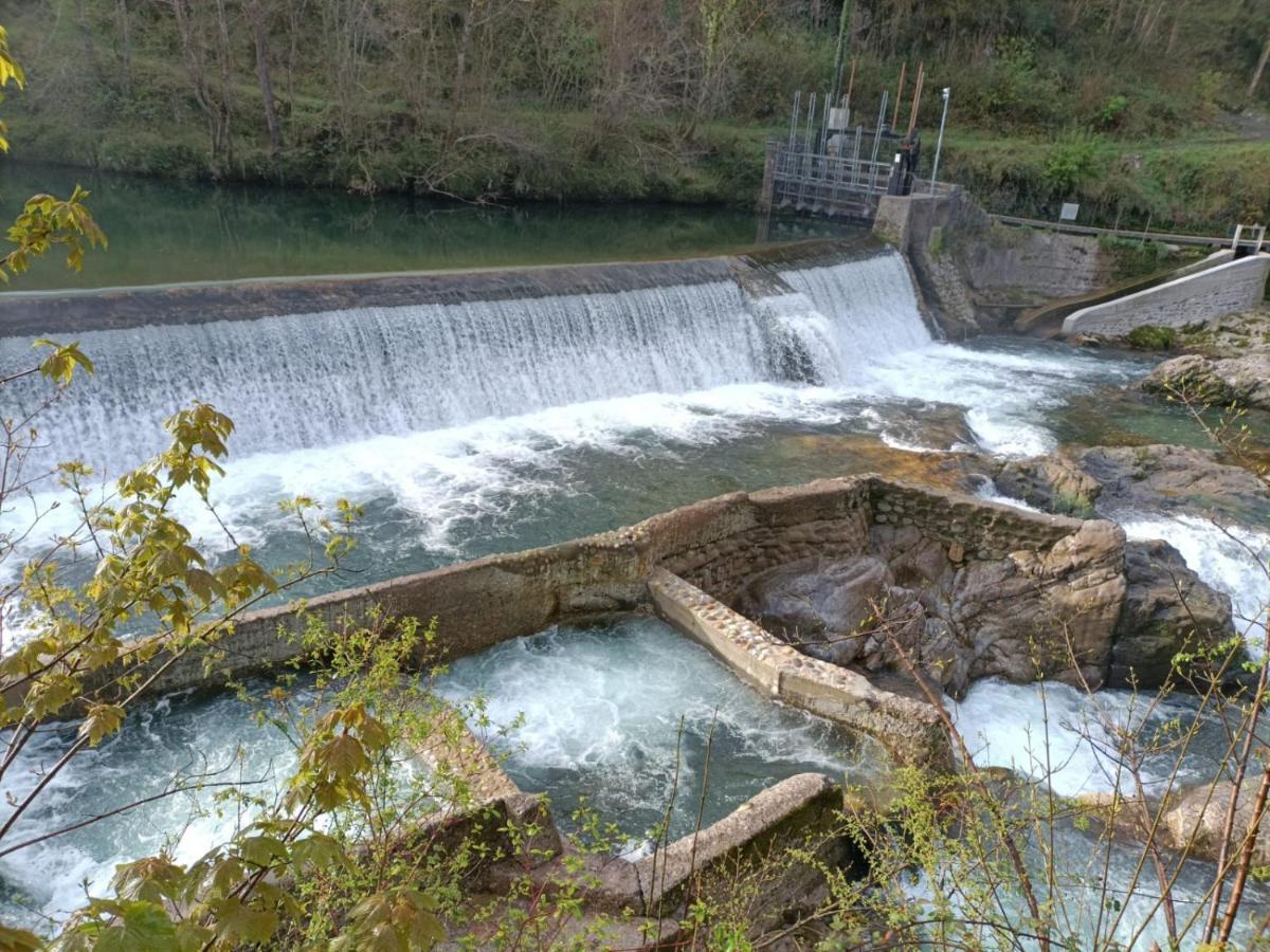 La Salmonera Cangas De Onis Cano Bagian luar foto