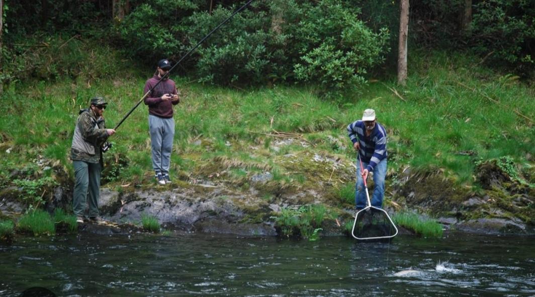 La Salmonera Cangas De Onis Cano Bagian luar foto